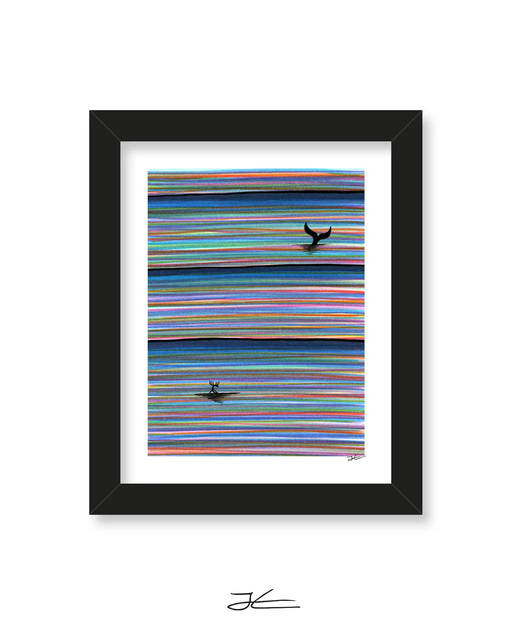 Rainbow Lineup - Print/ Framed Print