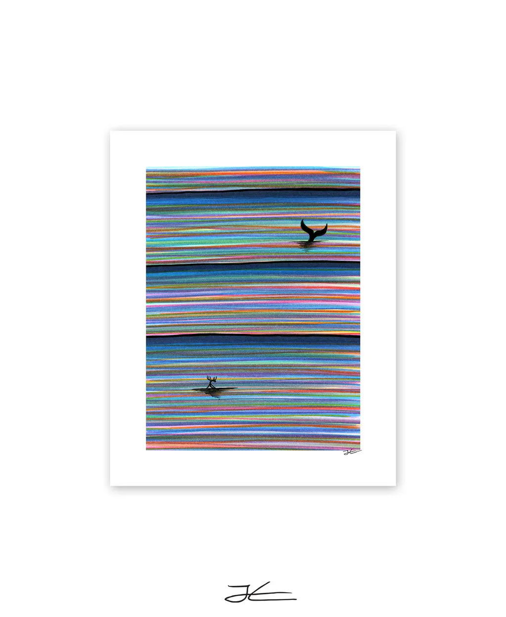 Rainbow Lineup - Print/ Framed Print