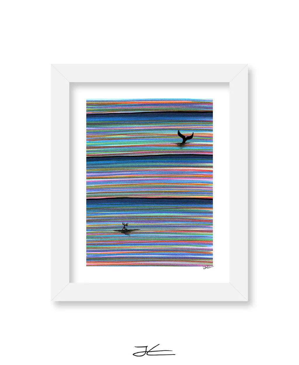 Rainbow Lineup - Print/ Framed Print