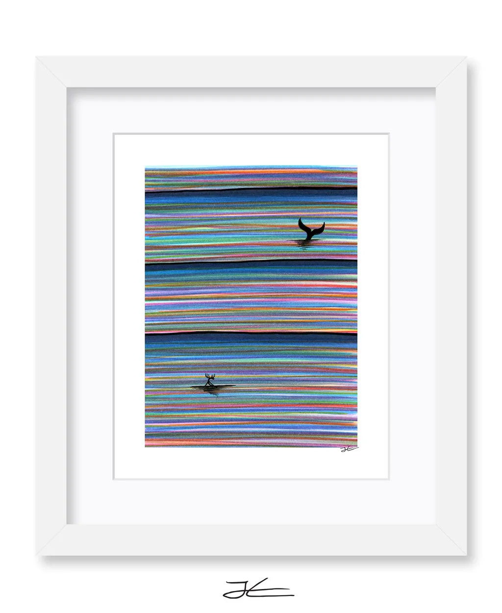 Rainbow Lineup - Print/ Framed Print