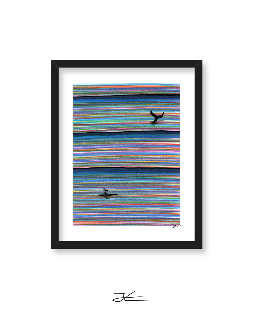 Rainbow Lineup - Print/ Framed Print