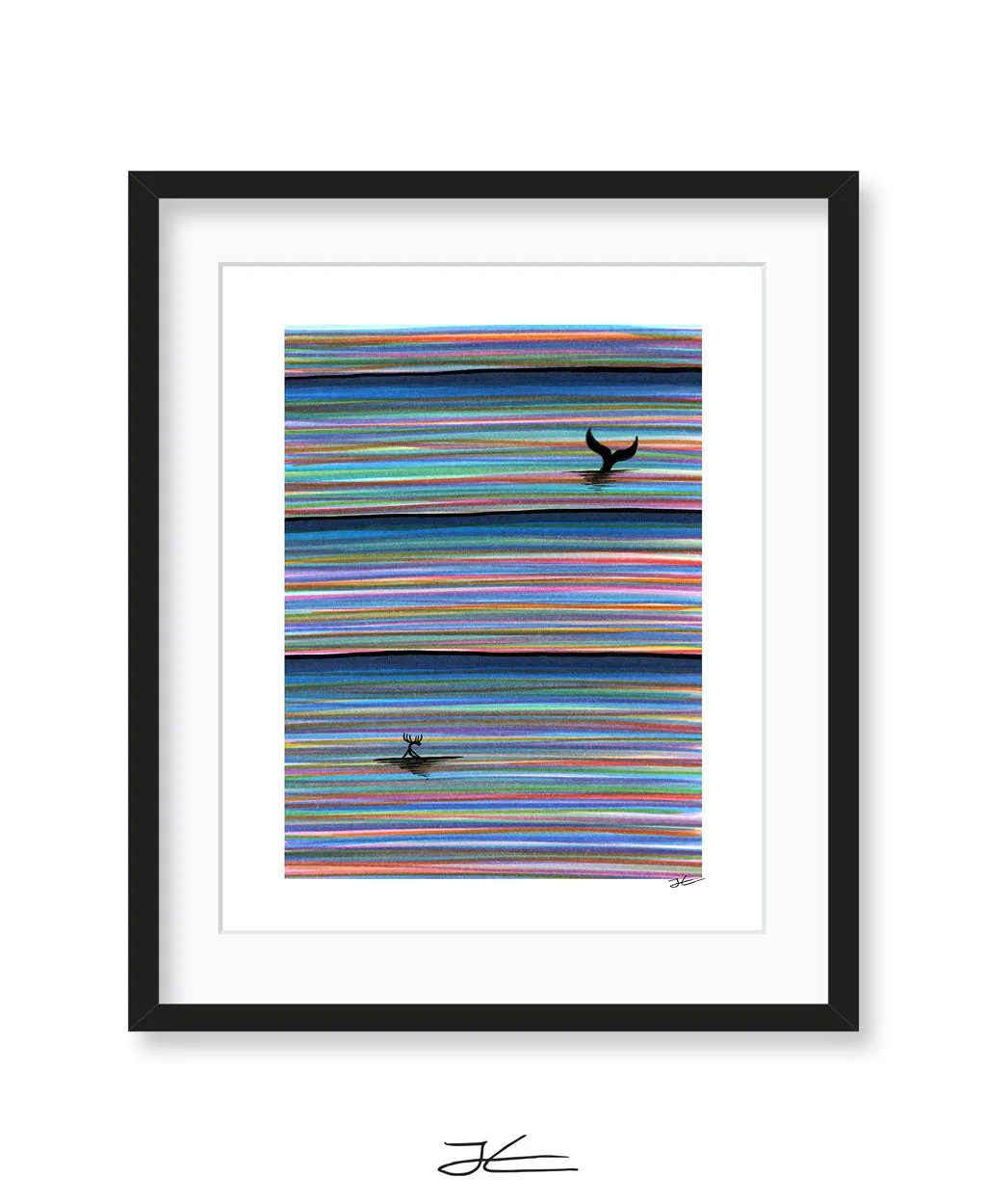 Rainbow Lineup - Print/ Framed Print