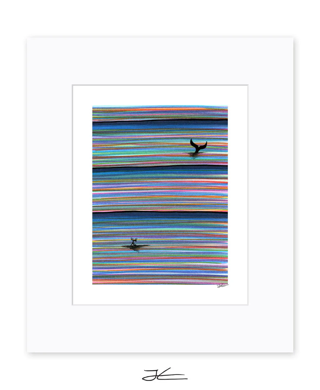 Rainbow Lineup - Print/ Framed Print