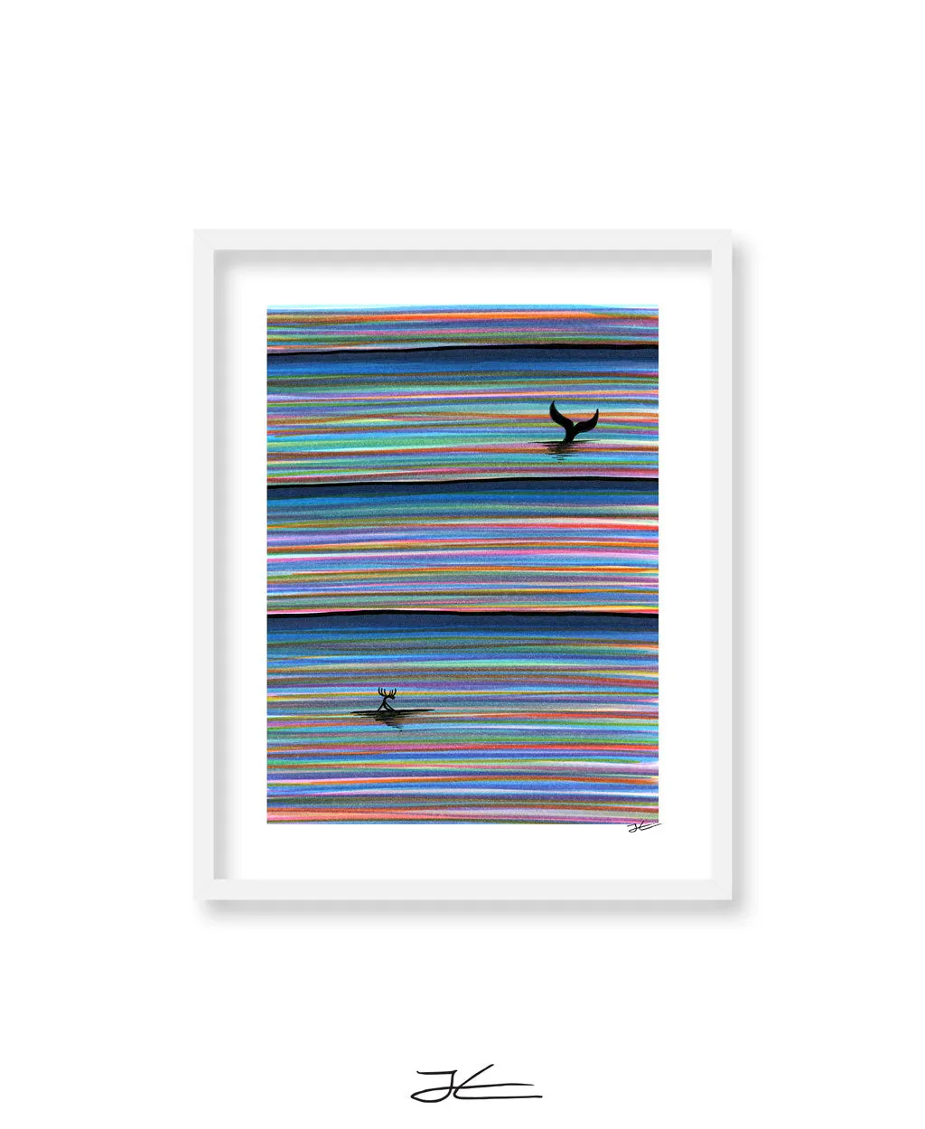 Rainbow Lineup - Print/ Framed Print