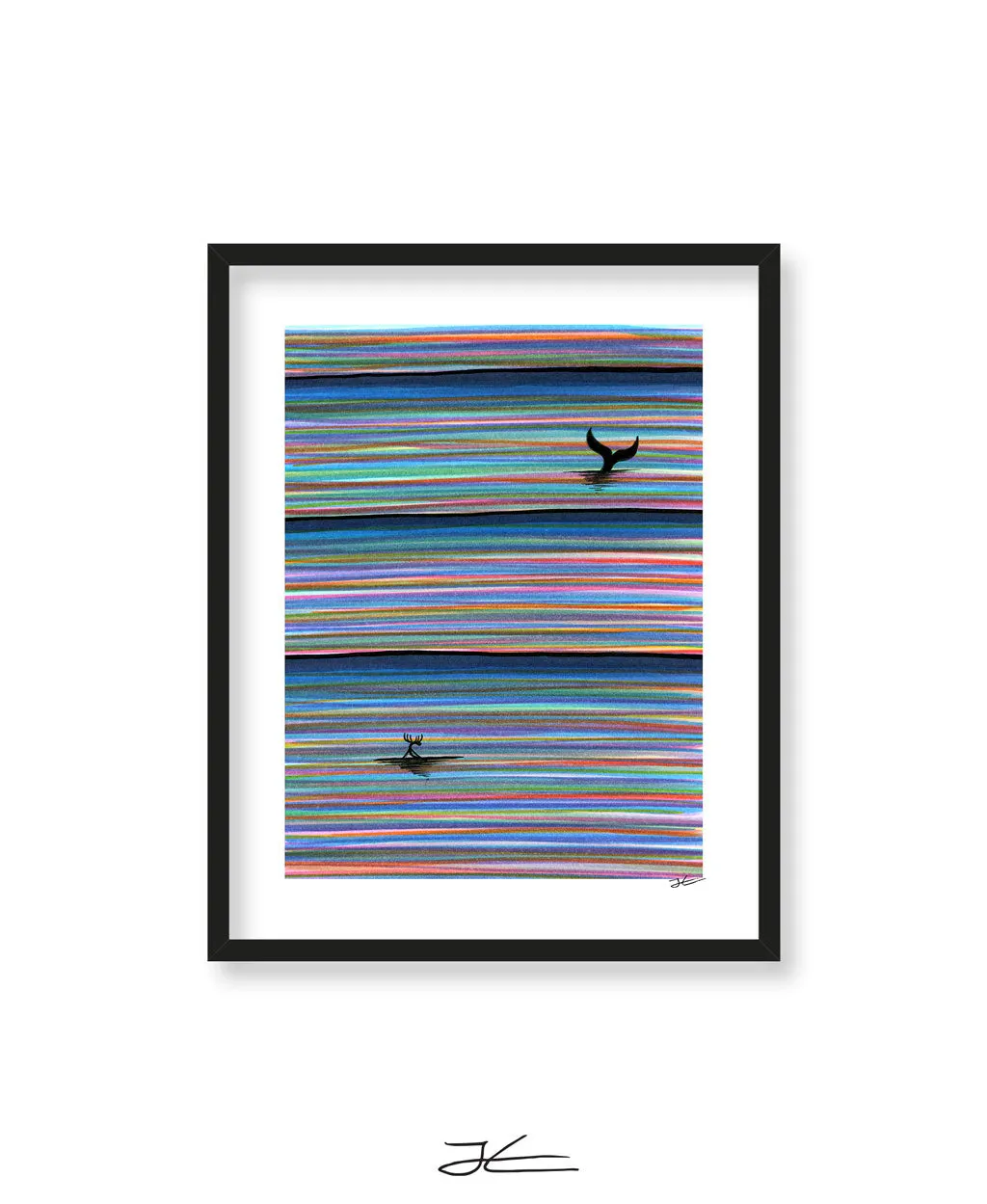 Rainbow Lineup - Print/ Framed Print