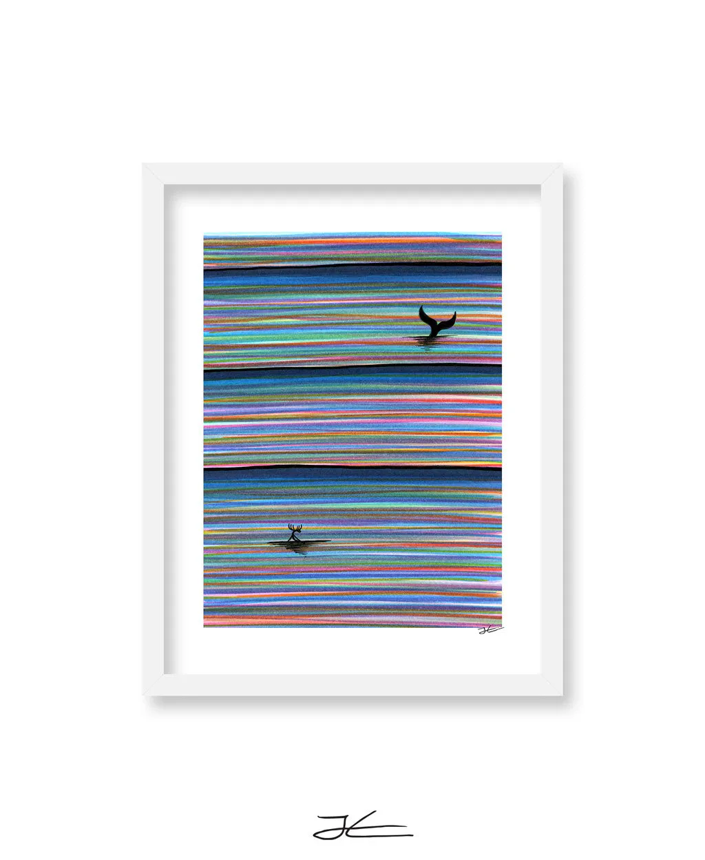 Rainbow Lineup - Print/ Framed Print