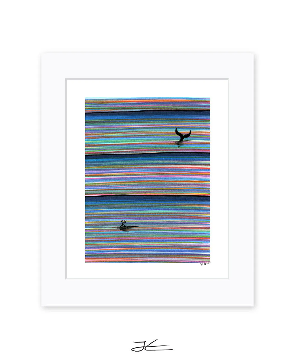 Rainbow Lineup - Print/ Framed Print