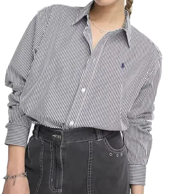 Ralph cropped striped shirt