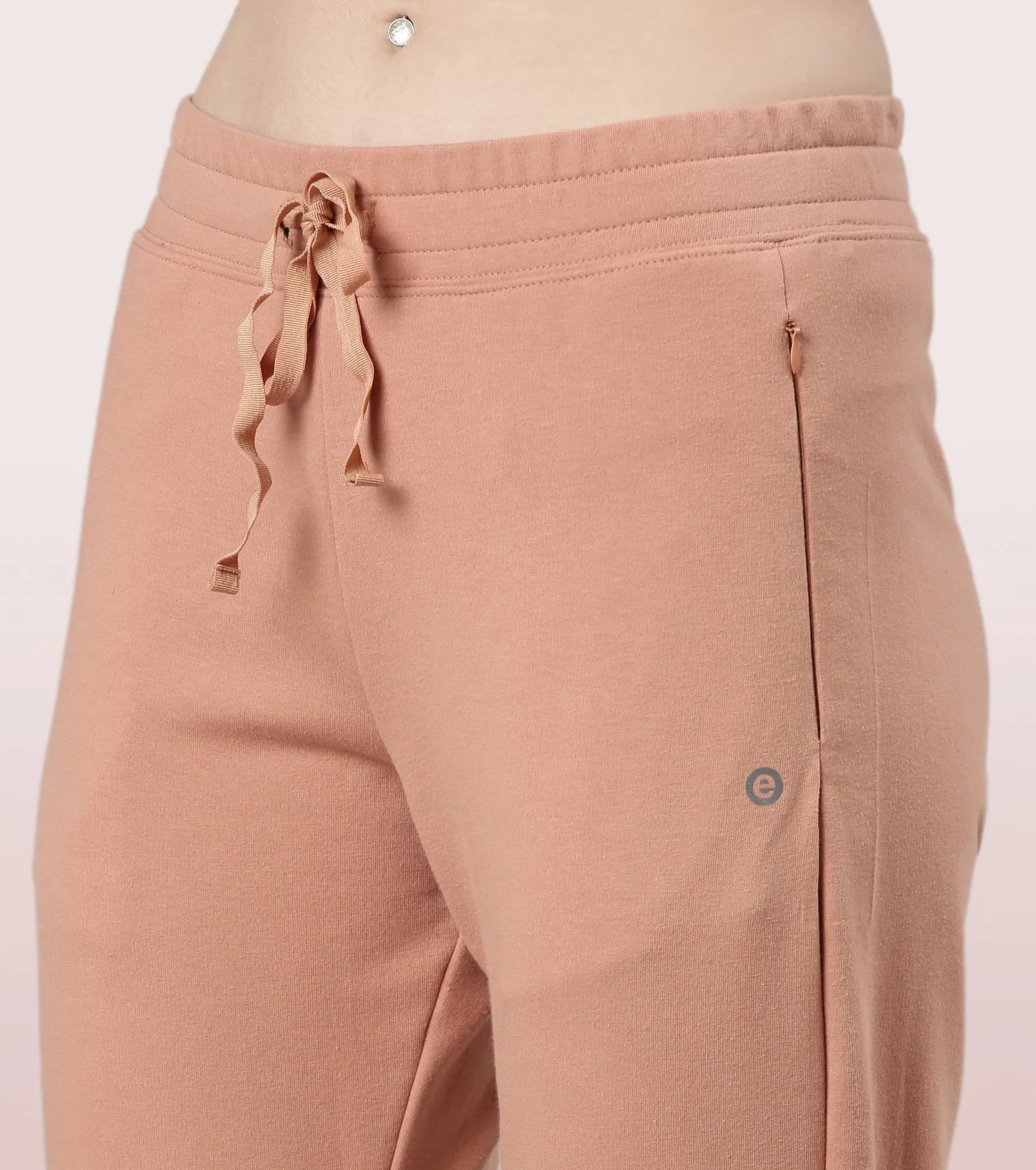 Relax Pants | Cotton Spandex Terry Tapered Pant | E060