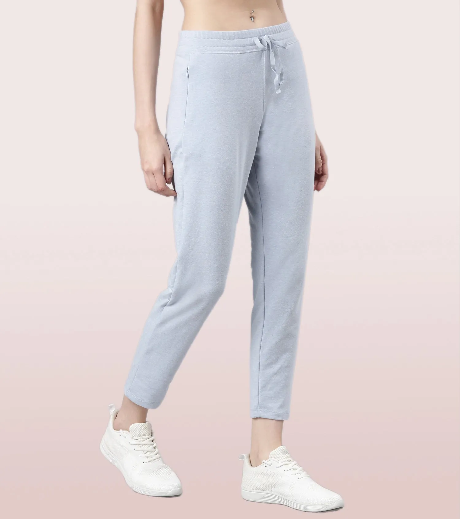 Relax Pants | Cotton Spandex Terry Tapered Pant | E060