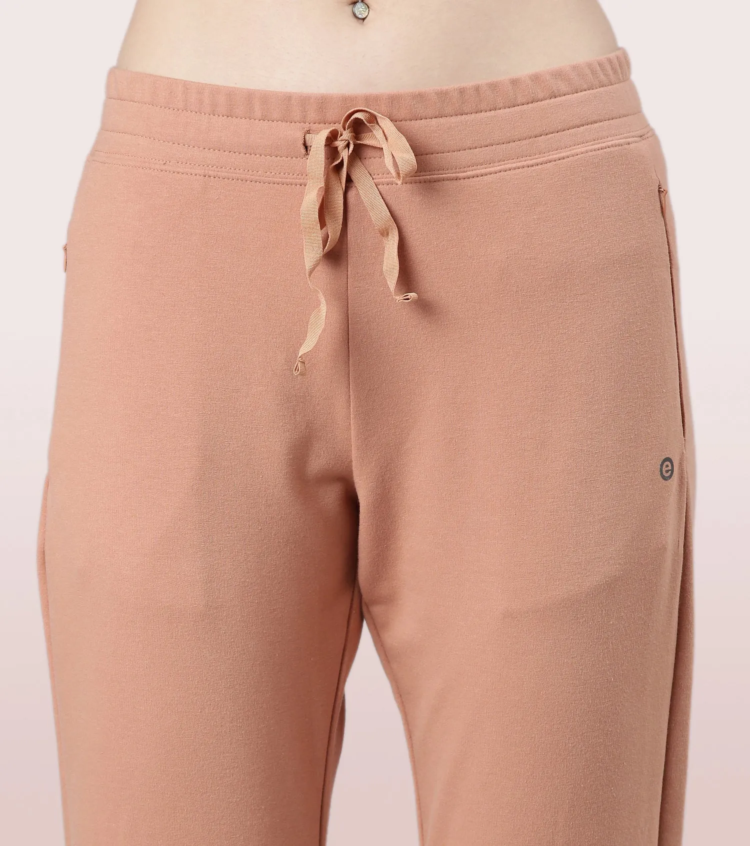 Relax Pants | Cotton Spandex Terry Tapered Pant | E060