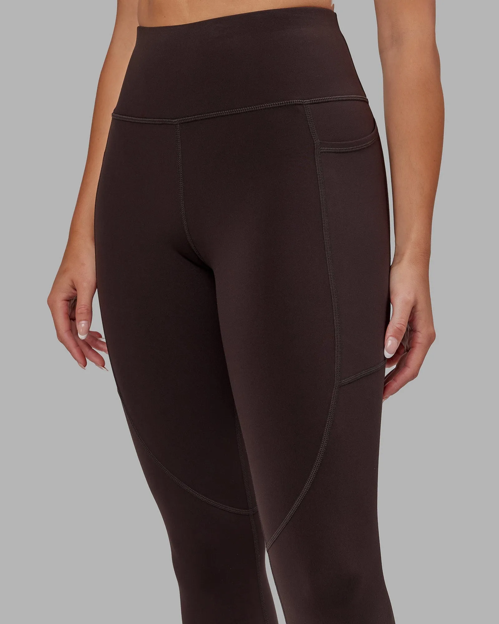 Rep 7/8 Length Leggings - Dark Walnut