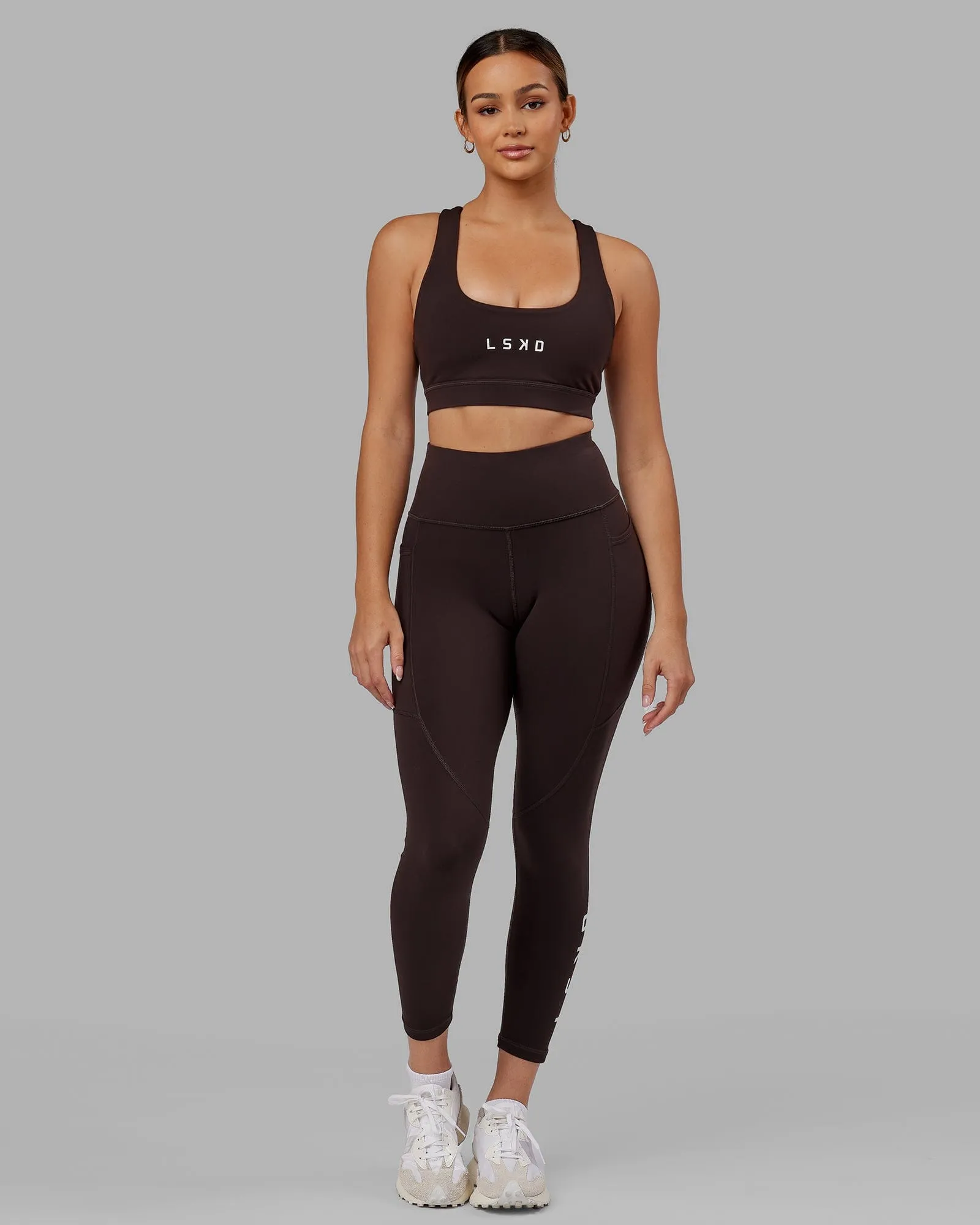 Rep 7/8 Length Leggings - Dark Walnut