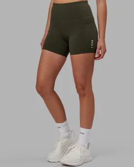 Rep X-Length Shorts - Forest Night