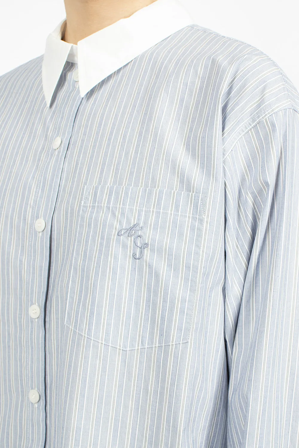 Reverse Shirt Blue Stripe