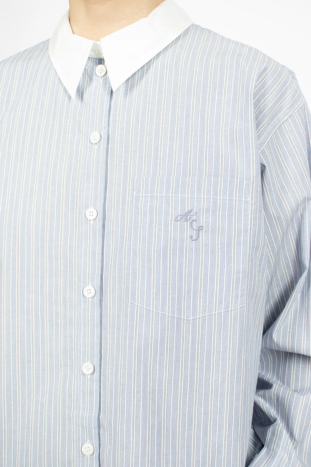 Reverse Shirt Blue Stripe