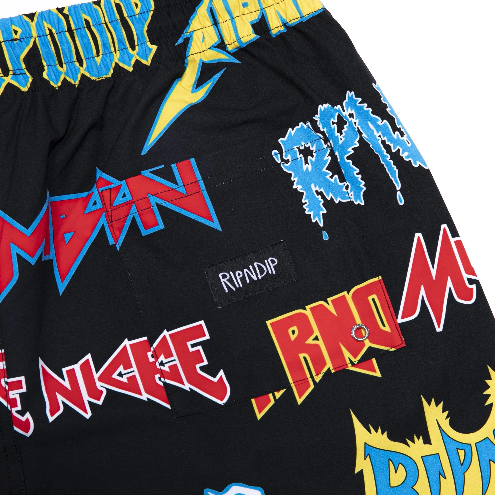 Rock & Nerm Swim Shorts (Black)