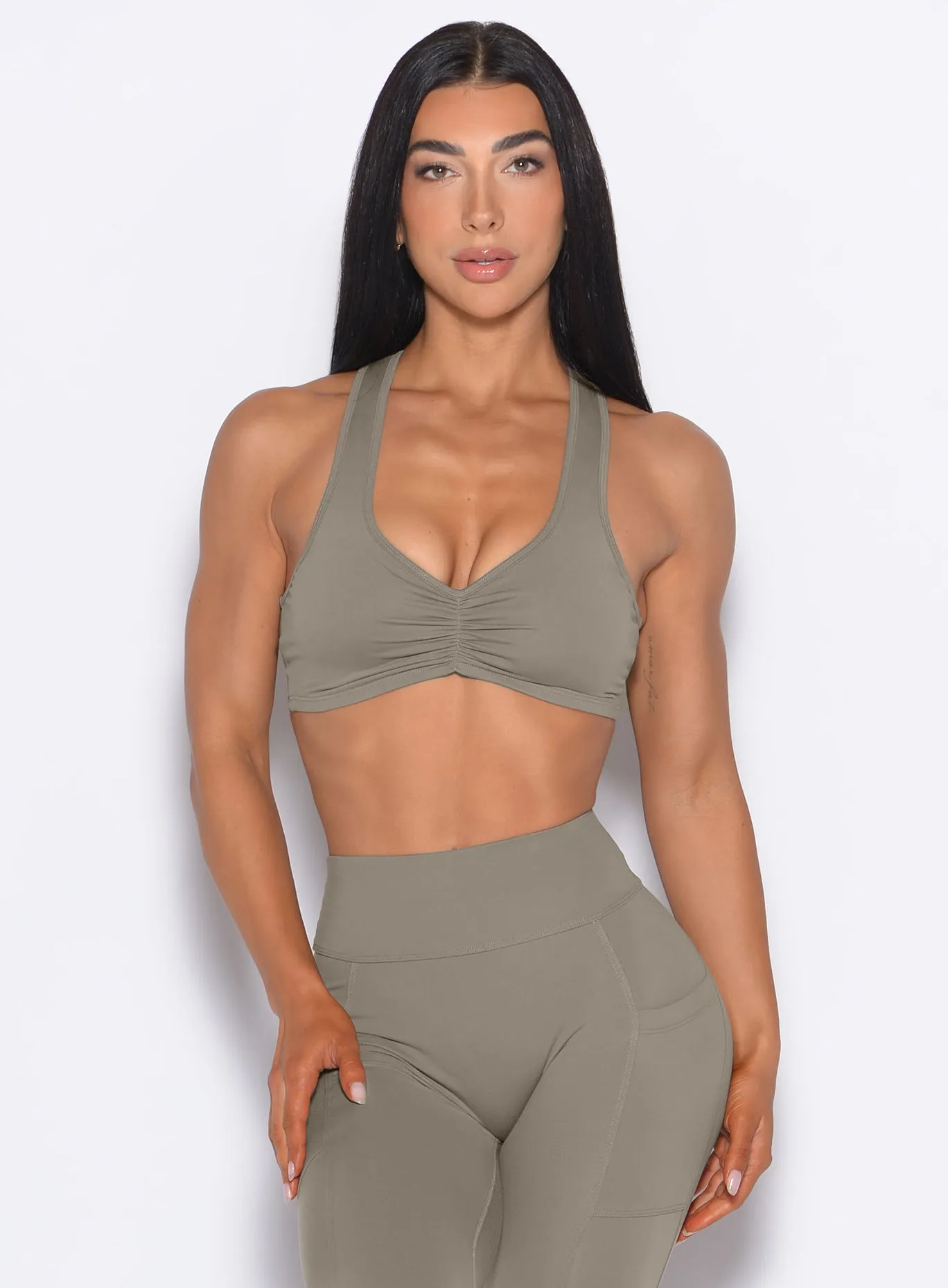 Scrunch Tank Bra