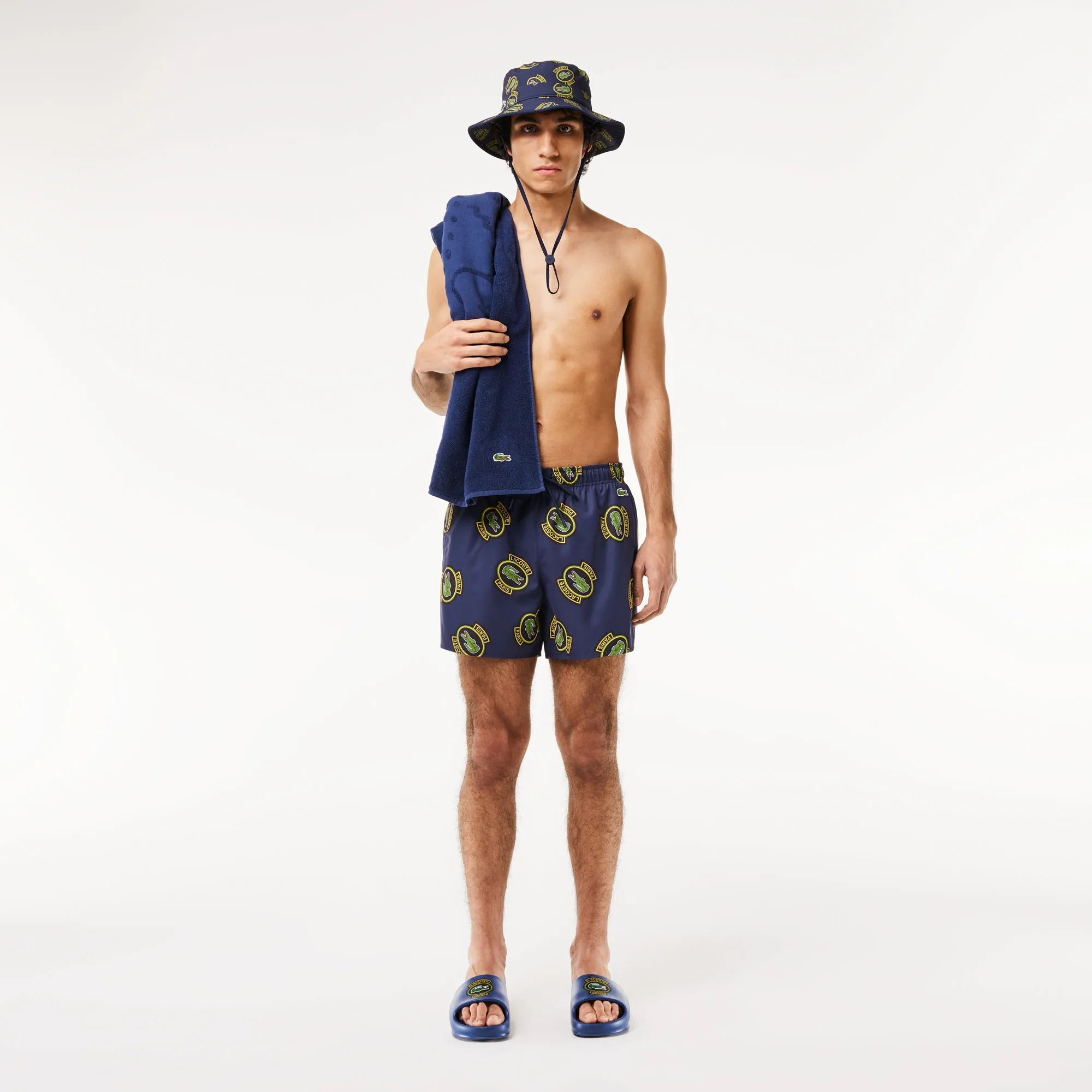 Short Printed Swim Trunks