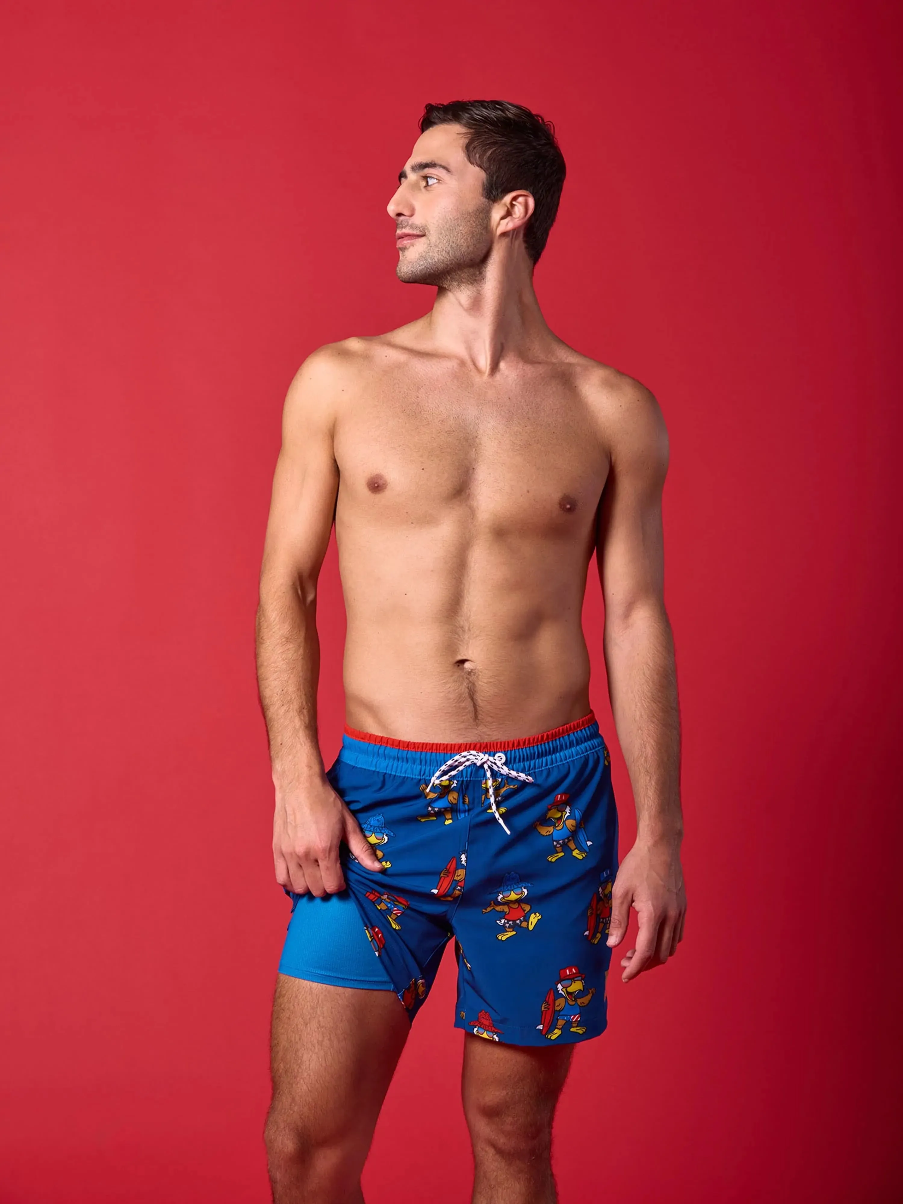 The Eagle Has Landed 5.5" (Classic Lined Swim Trunk)