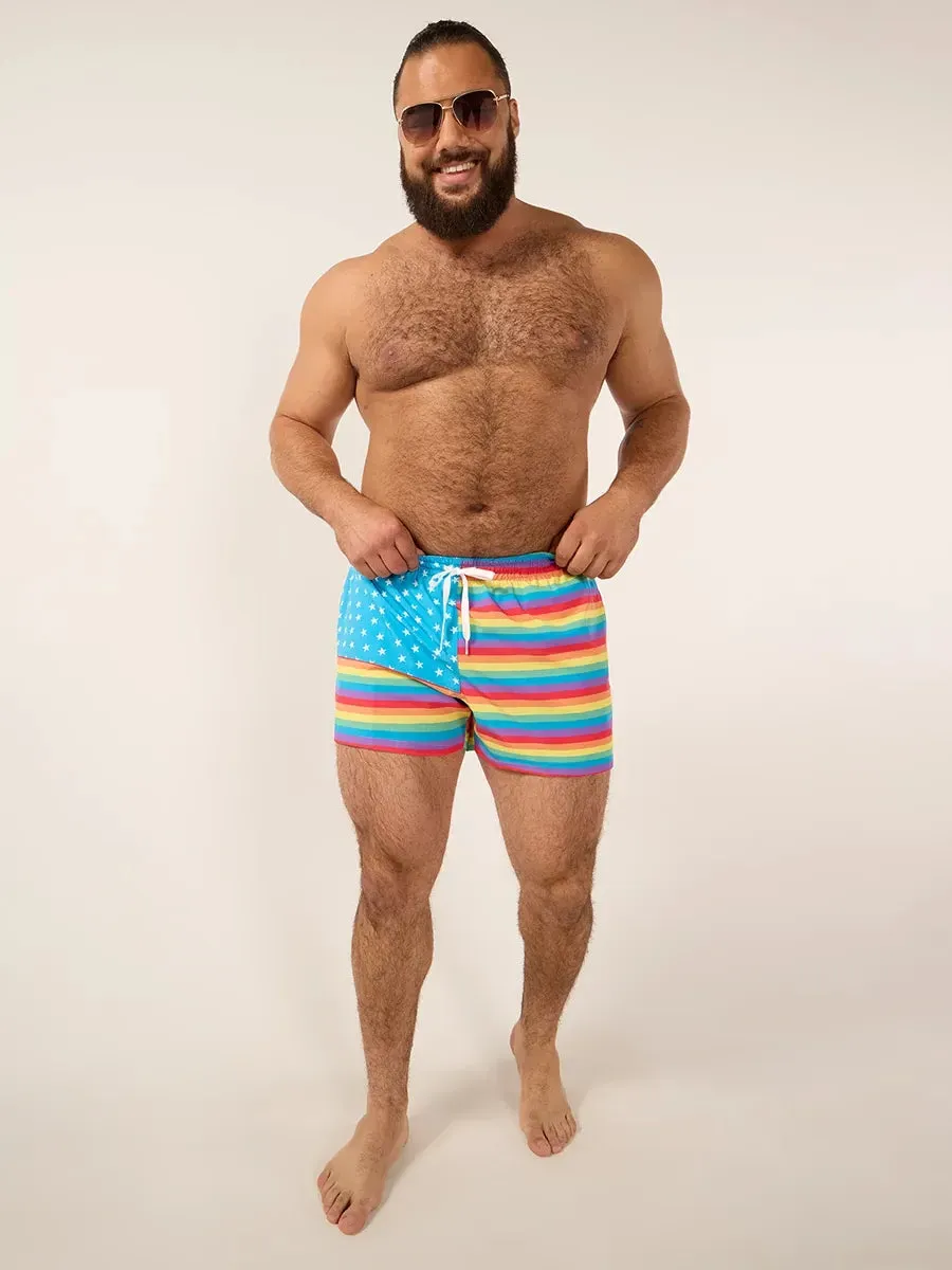 The Love Is Loves 4" (Classic Swim Trunk)