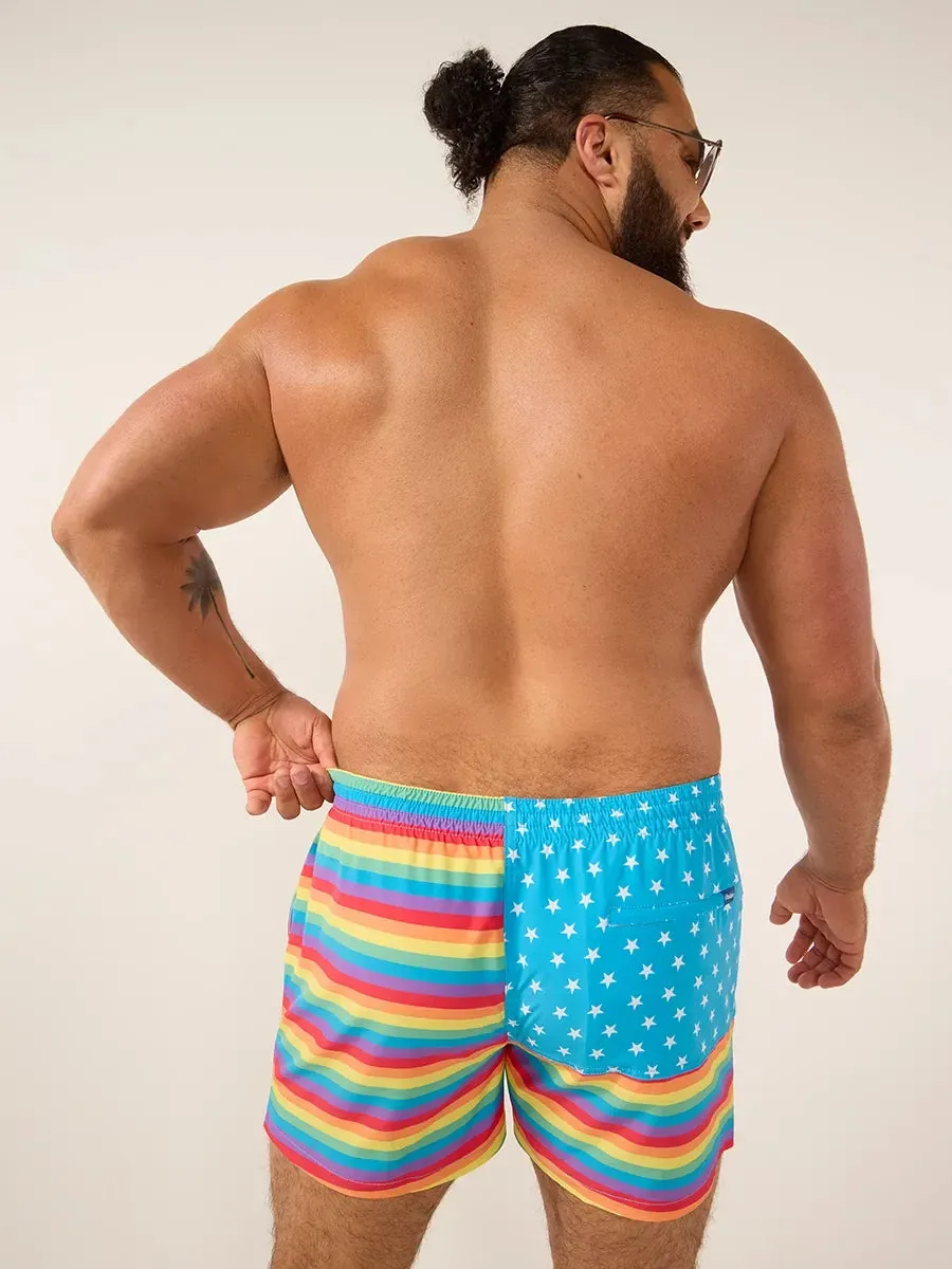 The Love Is Loves 4" (Classic Swim Trunk)