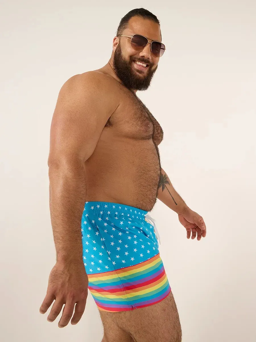 The Love Is Loves 4" (Classic Swim Trunk)