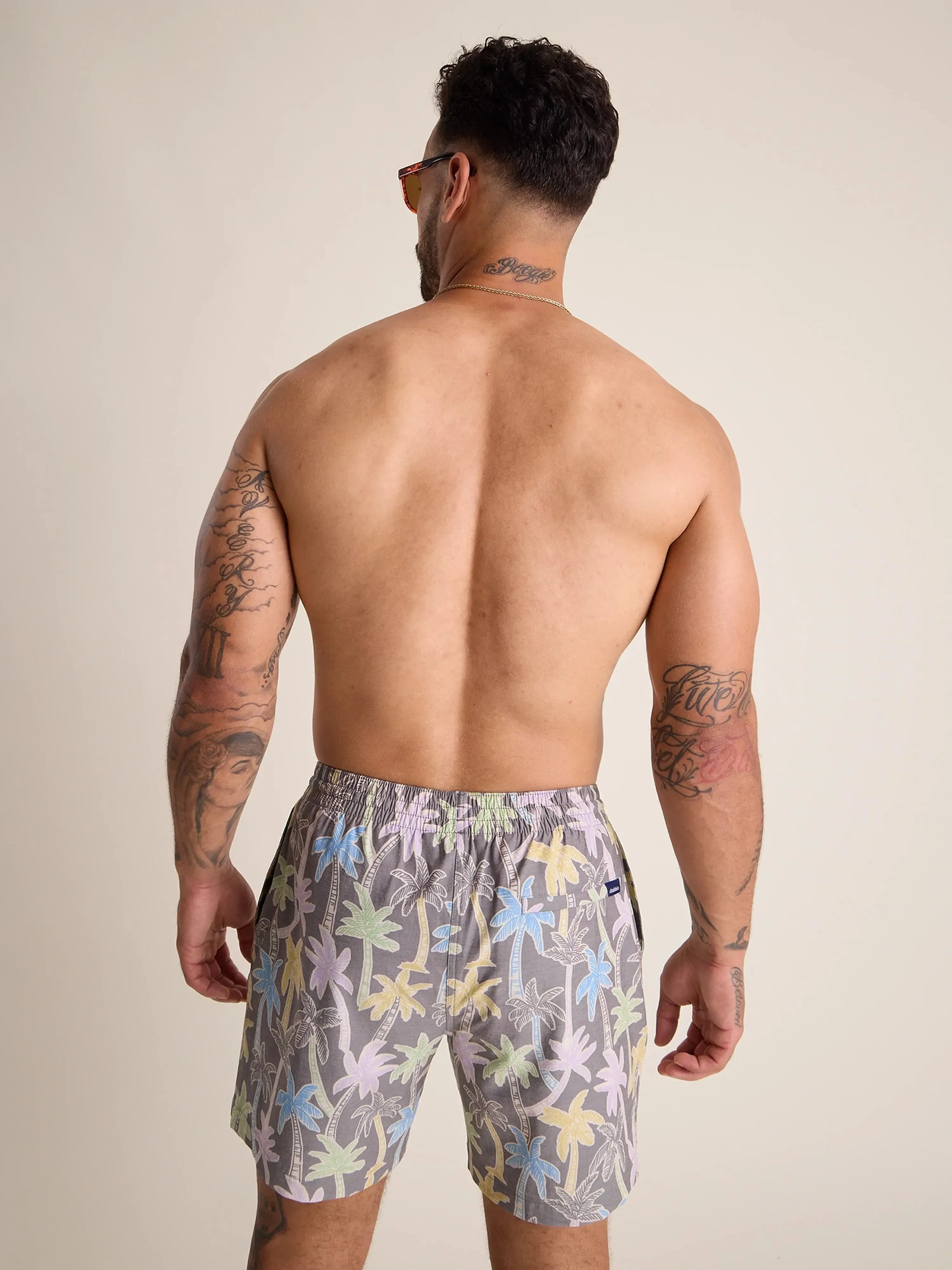 The Palm Fader 5.5" (Faded Classic Lined Swim Trunk)