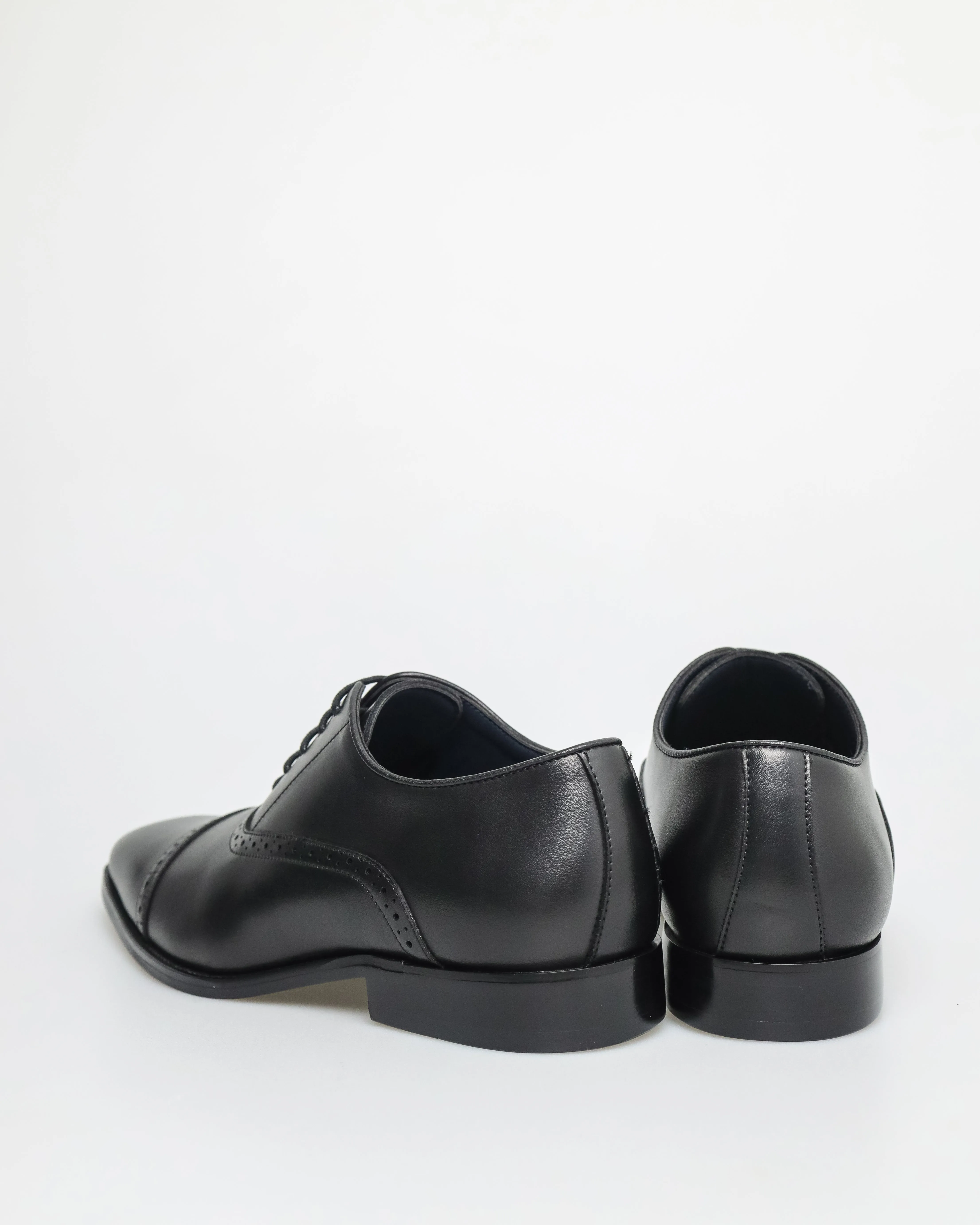 Tomaz F398 Men's Cap Toe Oxford (Black)