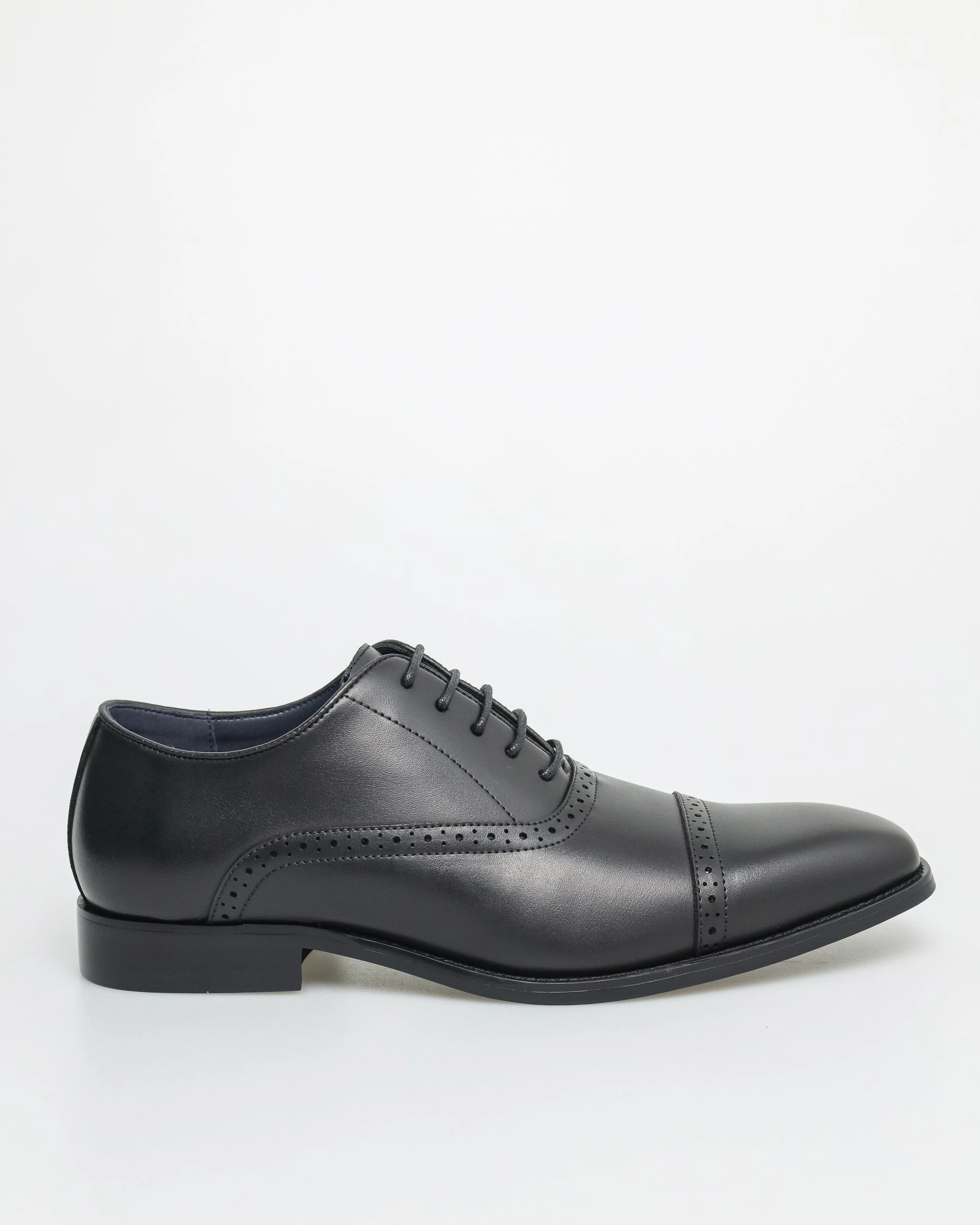 Tomaz F398 Men's Cap Toe Oxford (Black)