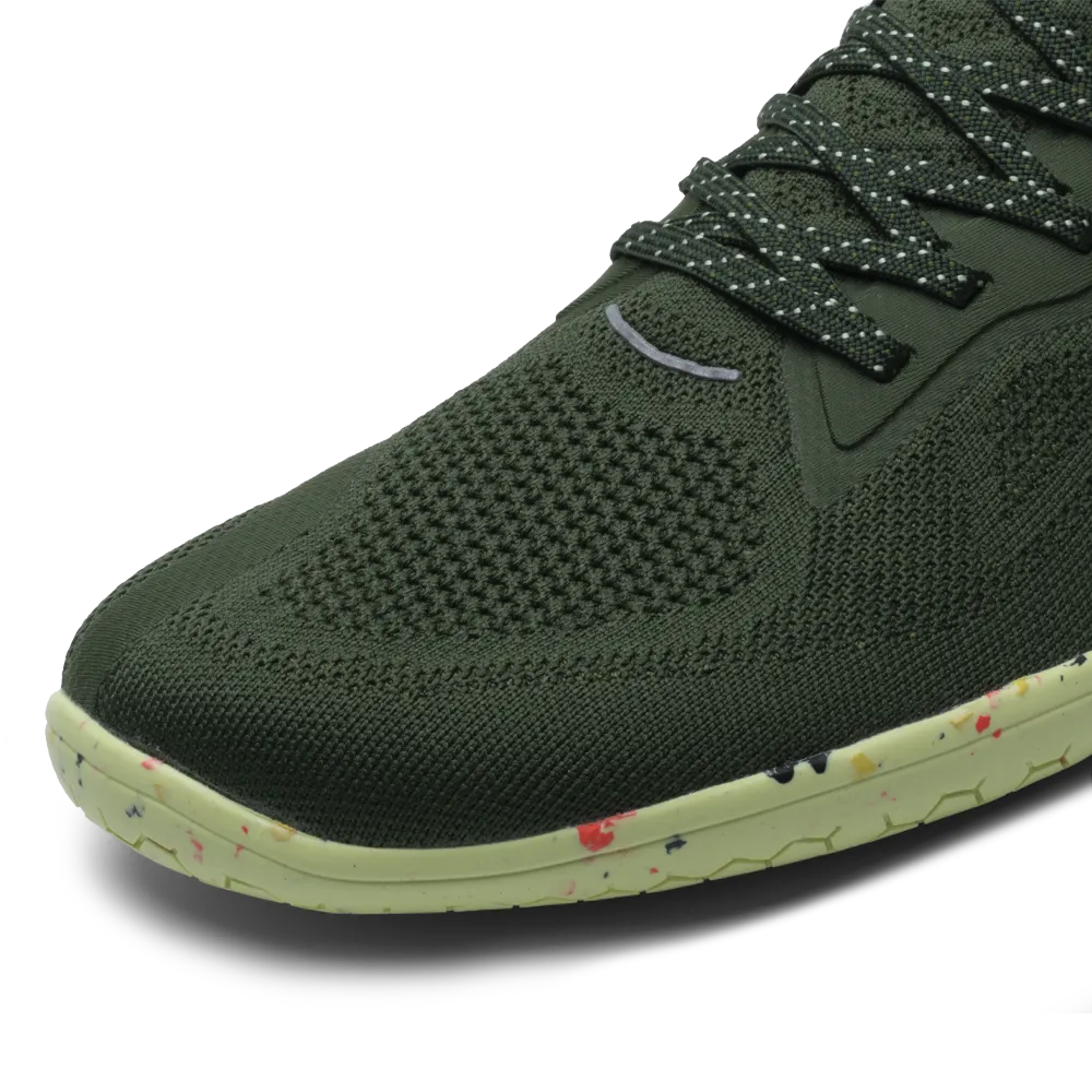 Mens Vivobarefoot Primus Lite Knit Sneakers - Douglas Fir Color, Lightweight & Breathable